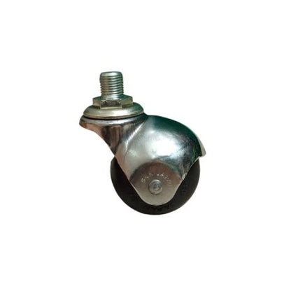 2 IN / SKK TT-50B TURBO Roda Hidup Trolly Bulat Drat 2 MM Karet Warna Hitam Dus