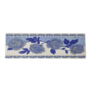 8 CM X 25 CM / NM 1453 List Keramik Dinding Kamar Mandi Blue Lembar