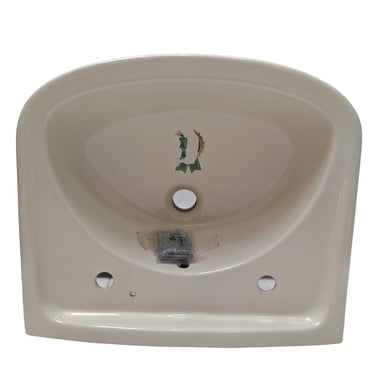 48 CM x 41 CM x 24 CM / DUTY Wastafel Cuci Tangan Besar Ivory Keramik