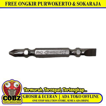 PH 2 x 65 MM / BENZ Mata Obeng Angin Screwdriver Plus Plus Magnet Set