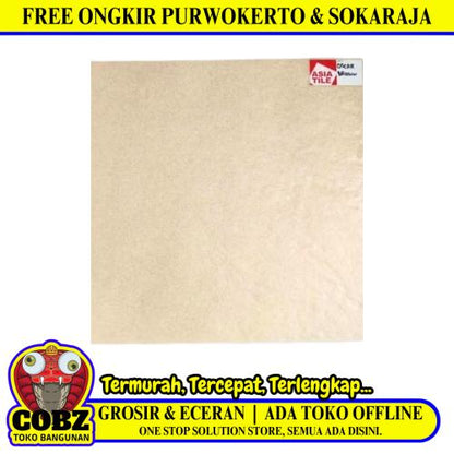 40 CM x 40 CM / ASIA TILE OSCAR Keramik Dinding Dapur Teras Matte Brown Dus