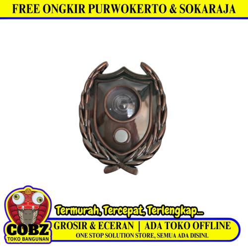 80 MM / NM Door Viewer Lubang Alat Pengintip Keker Pintu Plastik PVC