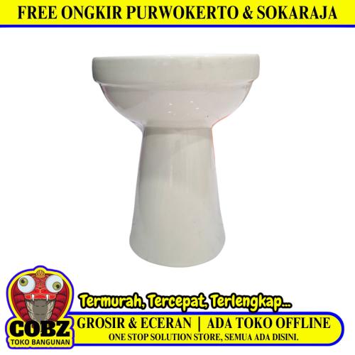 49 CM x 49 CM x 49 CM / DUTY Kloset Duduk Non Tangki Ivory Keramik