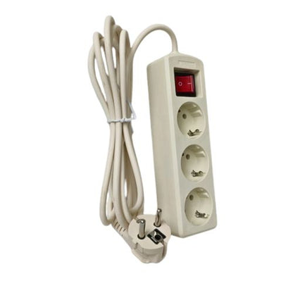 3 LUBANG x 300 CM / SUNSAFE SSK-102 Stop Kontak Colokan Terminal Kabel 3 M