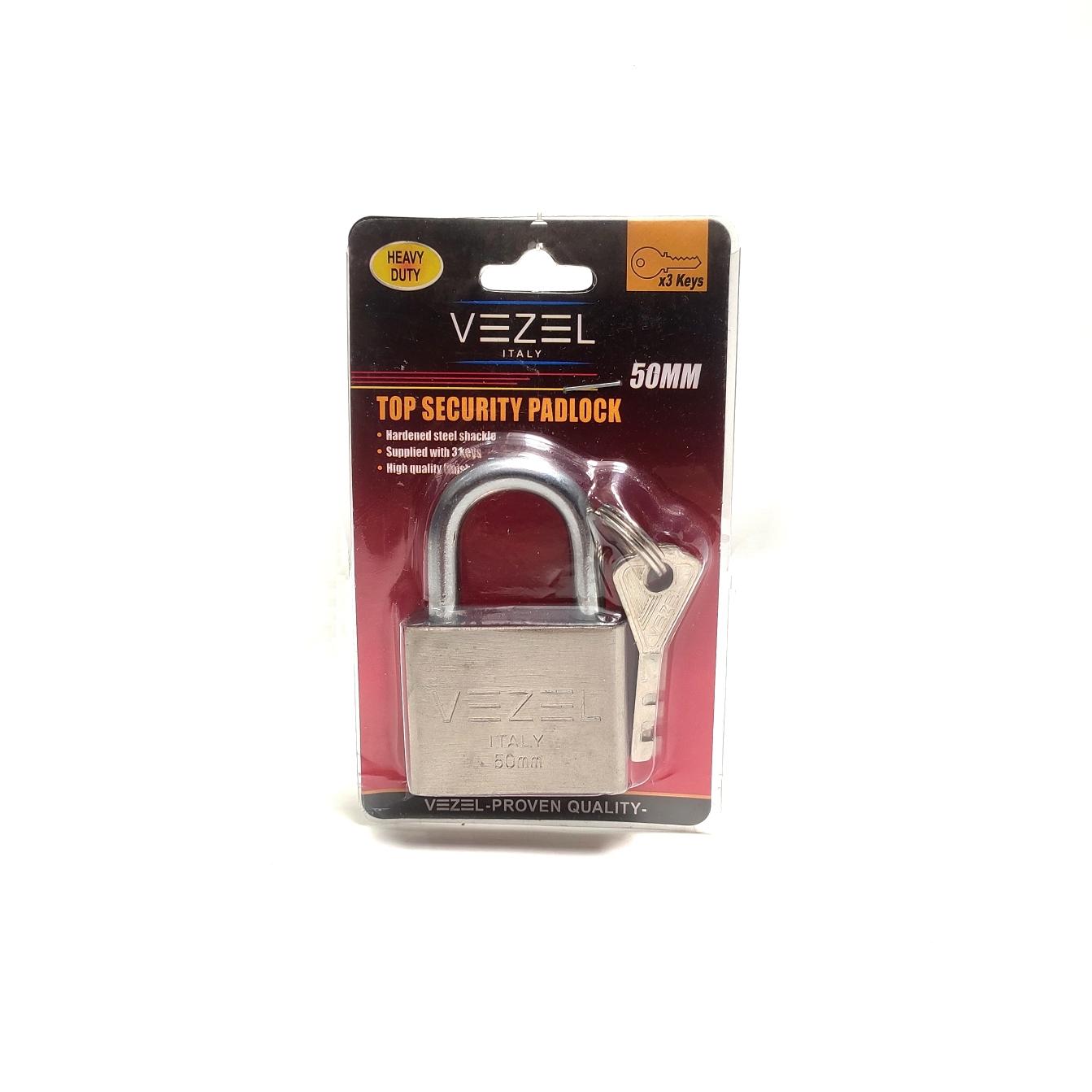 50 MM / VEZEL Gembok Pintu Pagar Padlock Anti Maling Leher Pendek