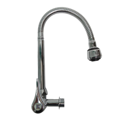 1/2 IN / HOM HBABK02 Kran Angsa Fleksibel Sink BCP Tembok Stainless