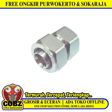 S 20 x 1/2 IN / WESTPEX  Sok Selang Pex Drat Dalam Ke Pipa Stainless