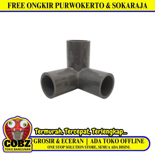 3/4 IN /NAKAMA JP Tee 3 Way 90 Derajat Fitting Pipa Hidroponik PVC Pcs