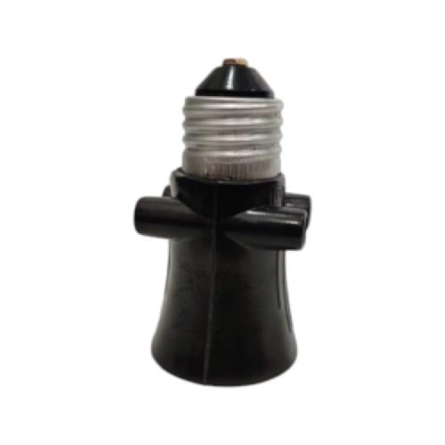 BROCO Fitting Lampu Kombinasi Socket Stop Kontak Hitam