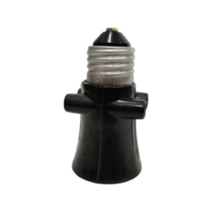 BROCO Fitting Lampu Kombinasi Socket Stop Kontak Hitam