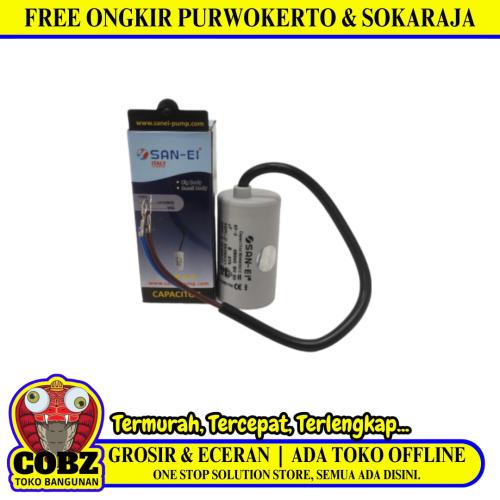 8 OHM / SAN - EI Kapasitor Pompa Air Mesin Cuci Mikro Kabel
