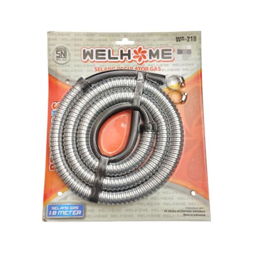 180 CM / WELHOME WG-218 Selang Regulator Gas LPG Kompor Dapur Standar Saja