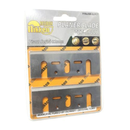 7 MM X 82 MM /NIKKEN Mata Ketam Sugu Mesin Serut Kayu Planer Blade Set