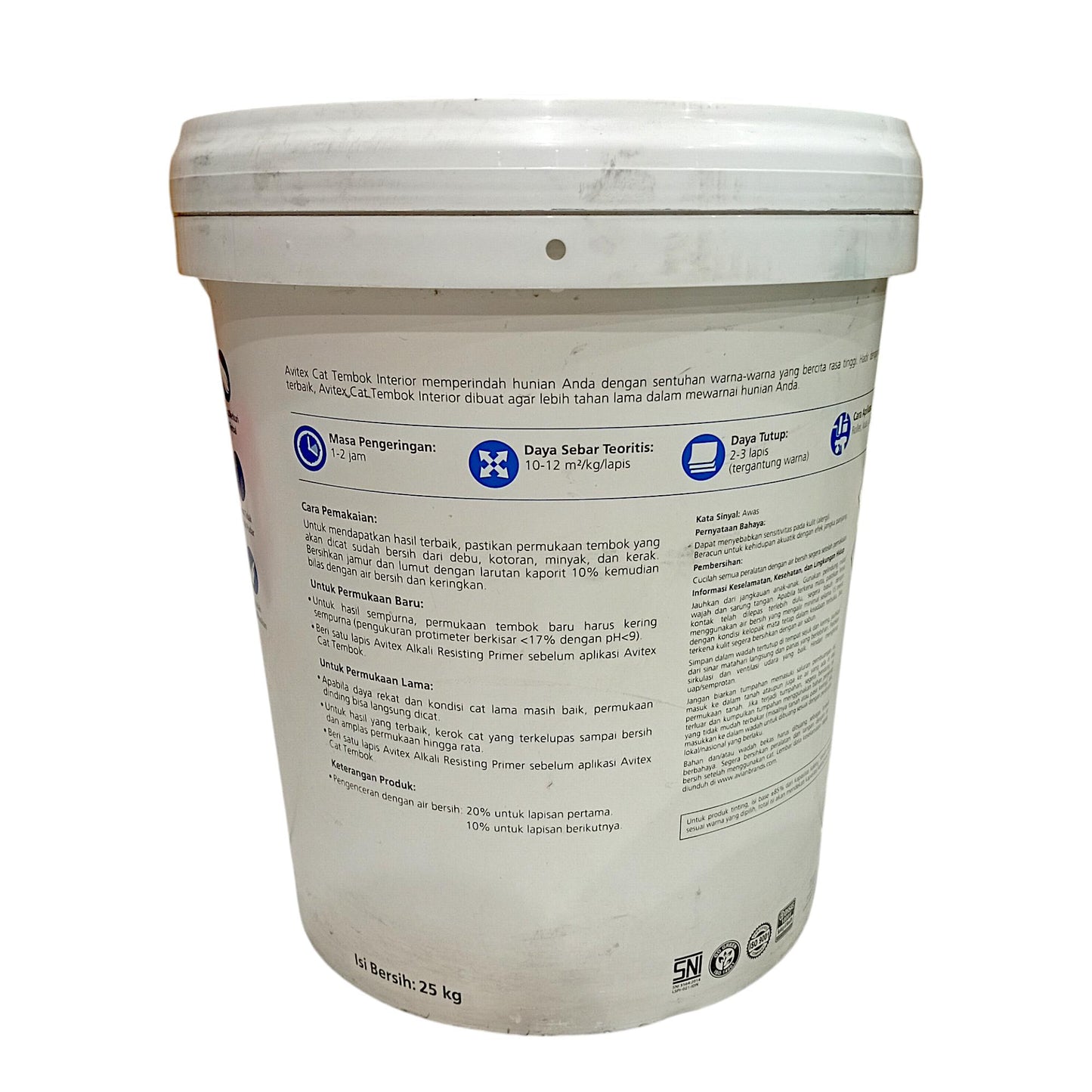 25 KG / AVITEX Cat Tembok Beton Plafon Wall Paint