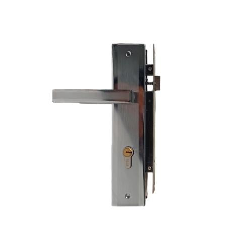 OLIQ L02 SN/CP Handle Door Lock Tarikan Handle Kunci Pintu Besar Set