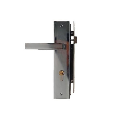 OLIQ L02 SN/CP Handle Door Lock Tarikan Handle Kunci Pintu Besar Set