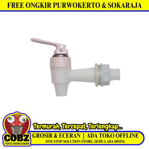 3/8 IN / COBZ Kran Dispenser Guci Drat Luar Air Panas Hot Merah Muda