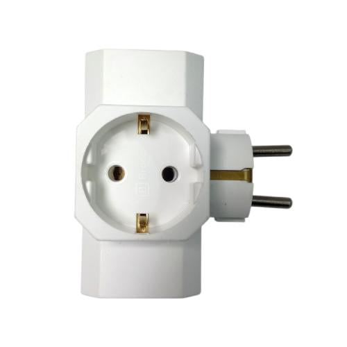 3 LUBANG / T ARDE BROCO Steker Stop Kontak Colokan Serbaguna 3 in 1