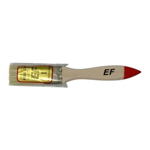 1 IN / EF Kuas Cat Tembok Kayu Besi Air Acyrlic Paint Brush