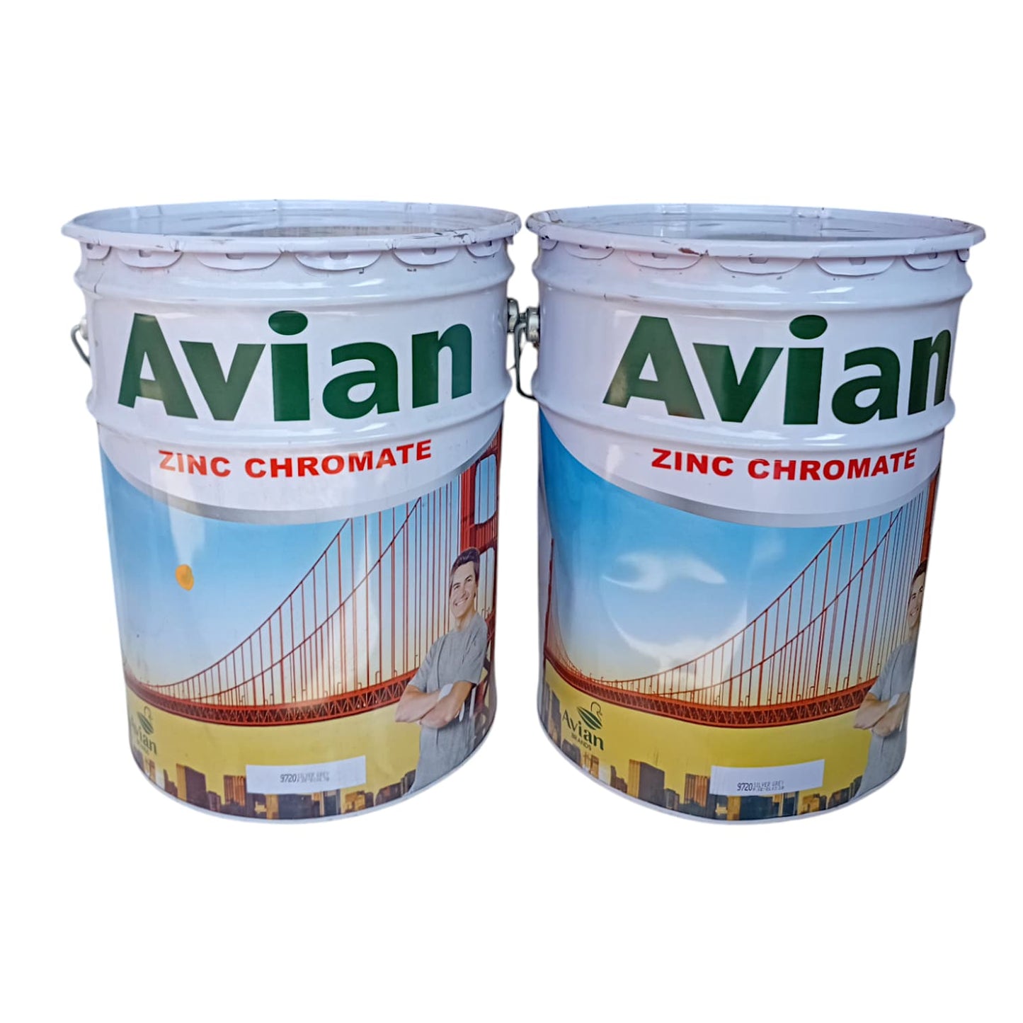 25 KG / AVIAN Cat Dasar Meni Besi Anti Karat Zinc Chromate Primer Kaleng