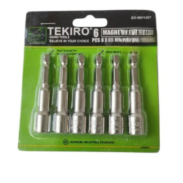 8 MM x 65 MM / TEKIRO Mata Bor Kunci Sok Baut Baja Roofing Hex Set