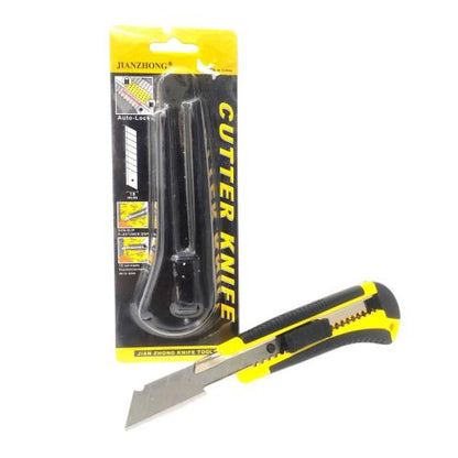 JIANZHONG Pisau Cutter Pemotong Kertas Utility Heavy Duty Blade Besar