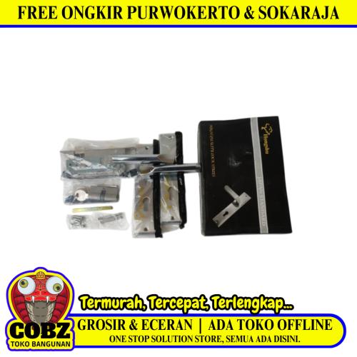 HONGSHU CADILAC-M SN / CP  Handle Door Lock Tarikan Handle Kunci Pintu Tanggung Set