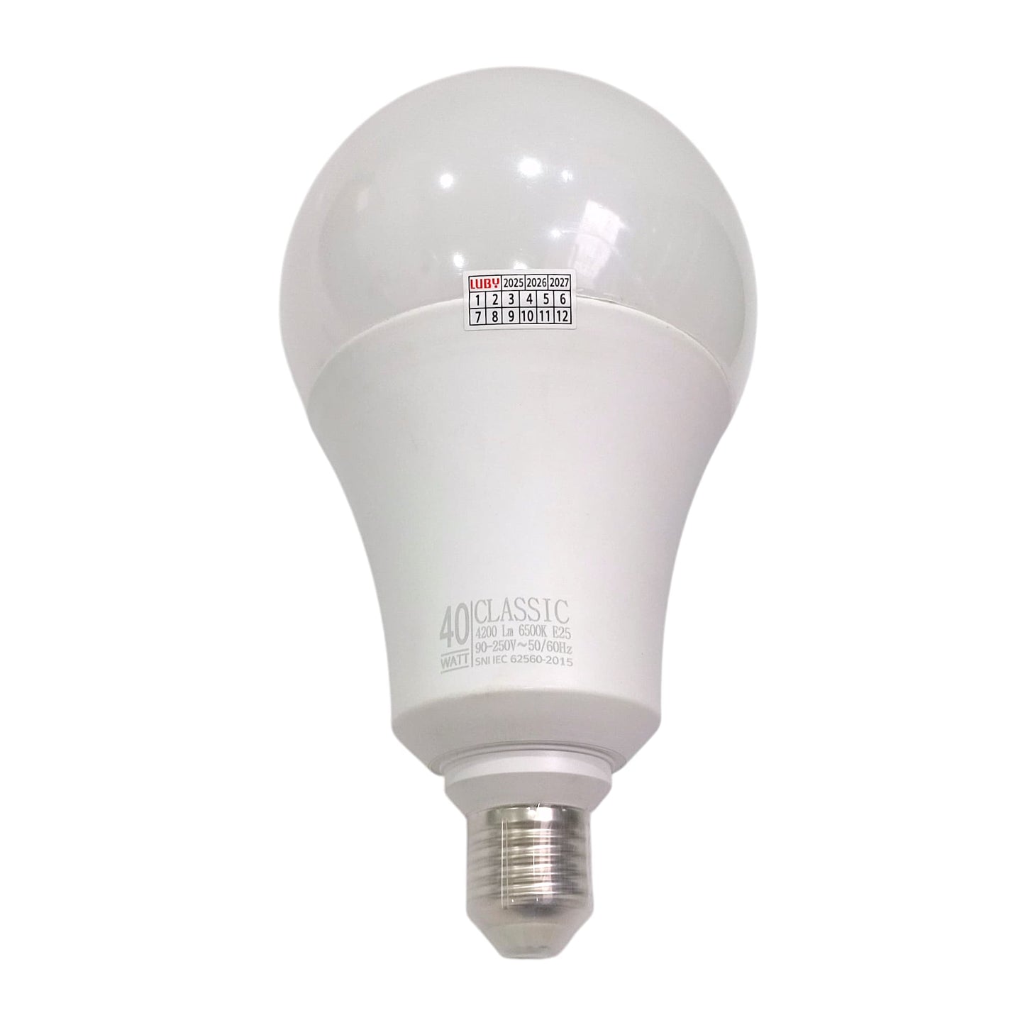 40 WATT / LUBY LED Lampu Bohlam Bulb Moto Putih