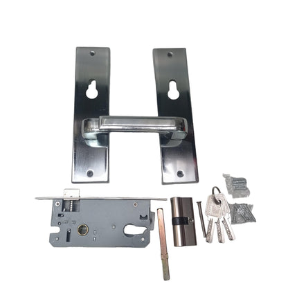 MAROON SN / CP Handle Door Lock Tarikan Handle Kunci Pintu Tanggung Set