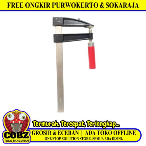 120 MM X 300 MM /NANKAI Klem F Clamp Jepit Papan Kayu Meja Woodworking