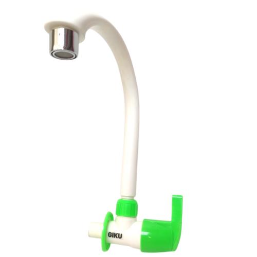1/2 IN / GIKU Kran Angsa Sink Bak Cuci Piring Tembok Plastik PVC