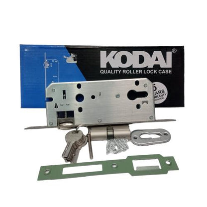 KODAI Slot Body Kunci Pintu Roller Pelor 1 Rumah Double Besar Set