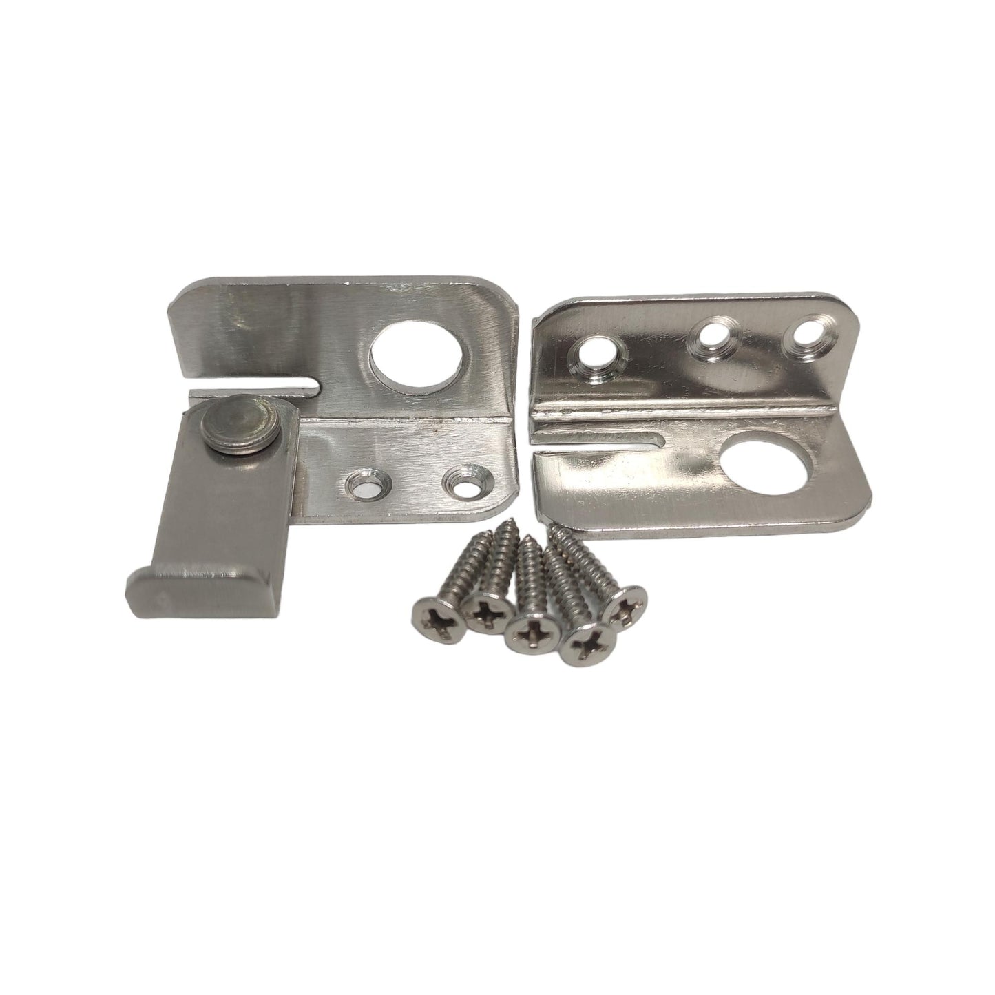 SOLIGEN Grendel Pintu Geser Sliding Door Lurus Stainless Set