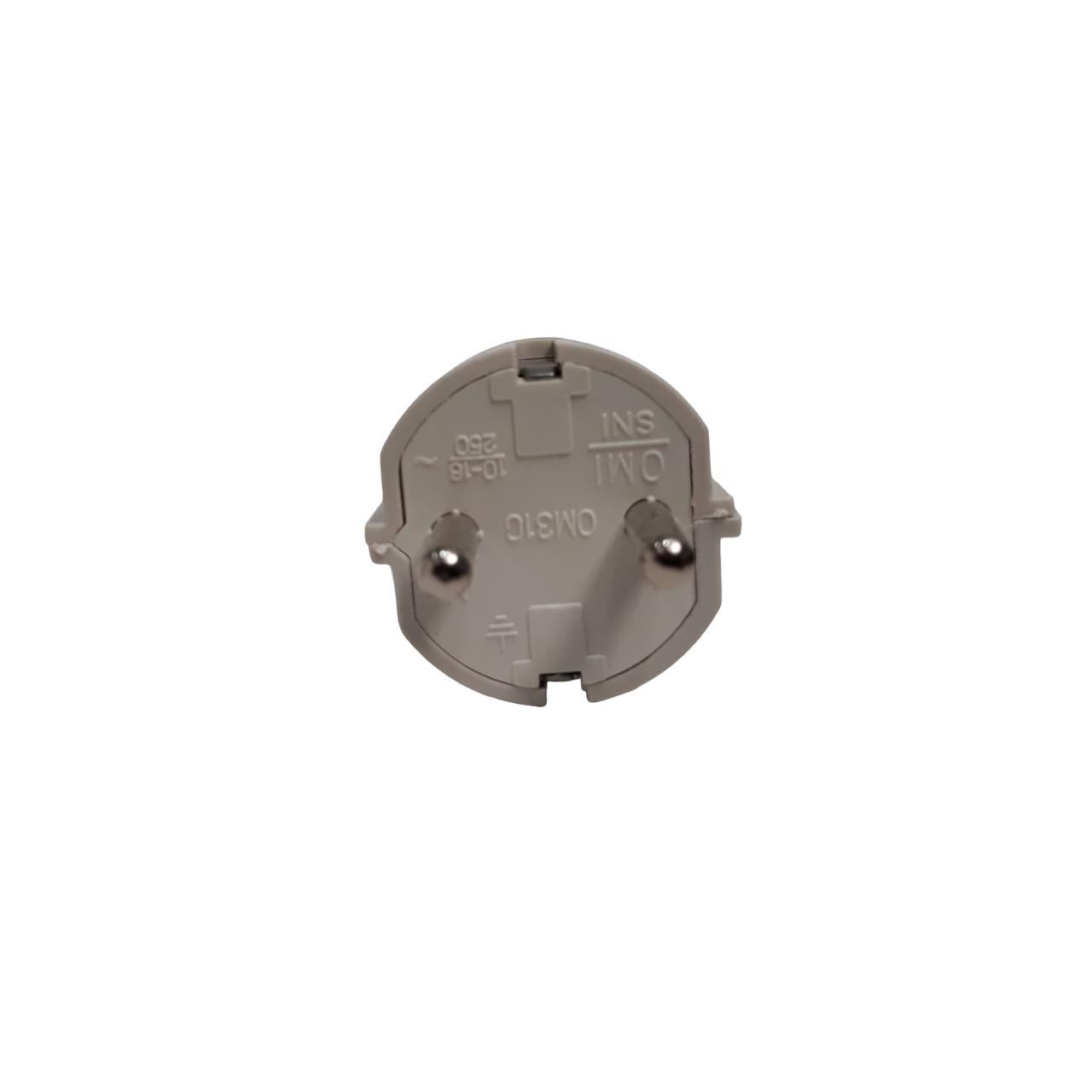 OMI Steker Jek Colokan Kabel Listrik Cowok Male Bulat Putih