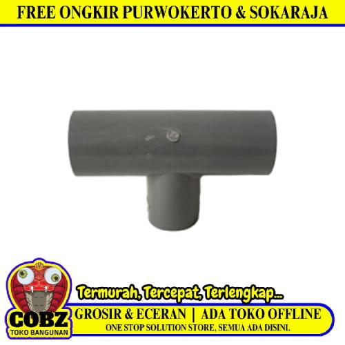 1/2 IN x 3/4 IN / RUCIKA AW Tee Sambungan Fitting Pipa PVC