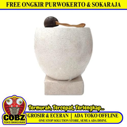 50 CM x 50 CM x 60 CM / BT GENTONG BESAR Bak Mandi Teraso Jenis Teraso Asli 160 L