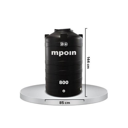 740 L / MPOIN + WAVE W800 Water Torrent Tangki Tandon Air PVC Sand + Acc Set