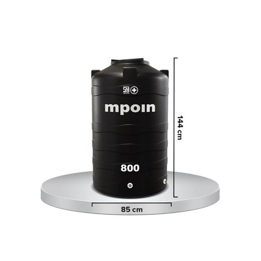 740 L / MPOIN + WAVE W800 Water Torrent Tangki Tandon Air PVC Sand + Acc Set