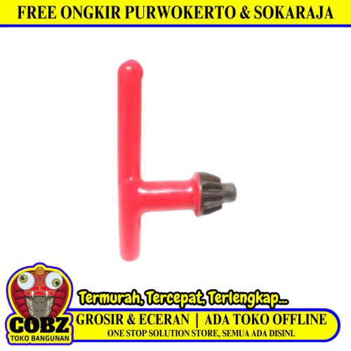 10 MM / NM Kunci Kepala Mesin Bor Hanging Drill Chuck Key Merah