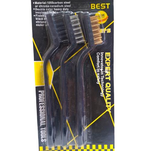 7 IN / FREED 01 Sikat Kawat Nylon Pembersih Kerak Karat Mini Set