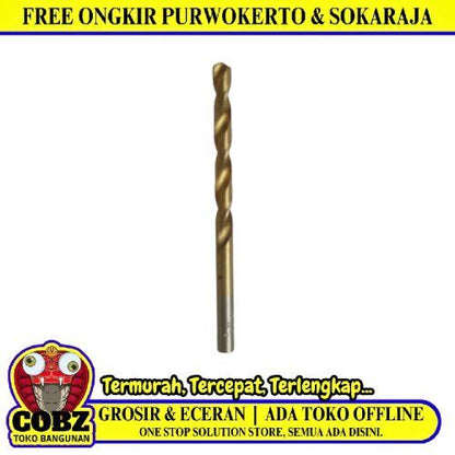 4.5 MM / GDO Shank Twist Drill Bits Mata Bor Besi Baja Kayu PVC