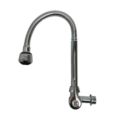 1/2 IN / HOM HBABK02 Kran Angsa Fleksibel Sink BCP Tembok Stainless