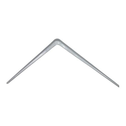 12 IN x 14 IN / TM Siku Rak L Shelf Brackets Penyangga Putih Tipis