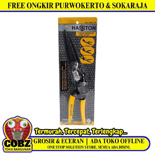 13 IN / HASTON Gunting Rumput Pagar Taman Kebun Tanaman Gagang Bahan