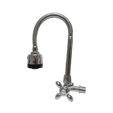 1/2 IN / RELAXA 005 Kran Angsa Fleksibel Sink BCP Tembok Stainless