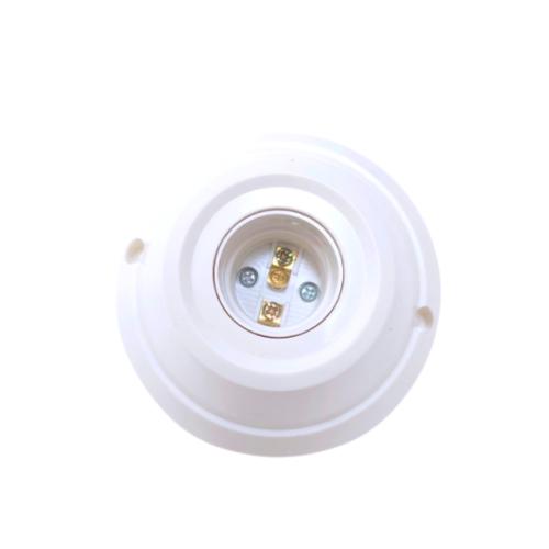 PANASONIC Fitting Tempat Lampu Plafon Atap Tempel Bulat Besar Cream