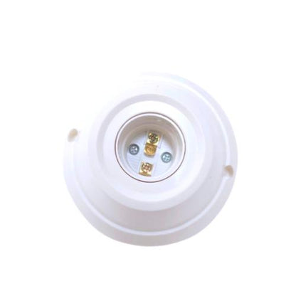 PANASONIC Fitting Tempat Lampu Plafon Atap Tempel Bulat Besar Cream