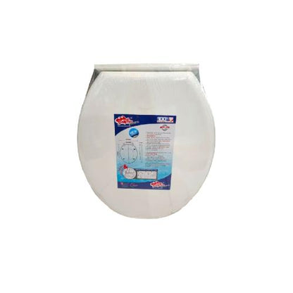 DOLPHIN 01 Tutup Kloset Duduk Monoblok Seat Cover Standard PVC Putih Set