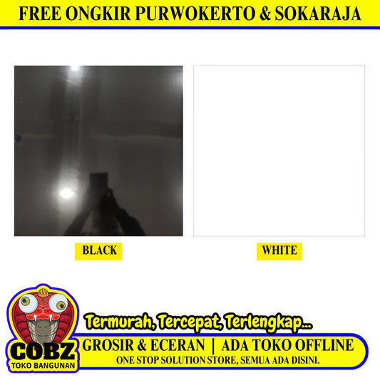 40 CM x 40 CM / ARWANA Keramik Lantai Glossy White Dus