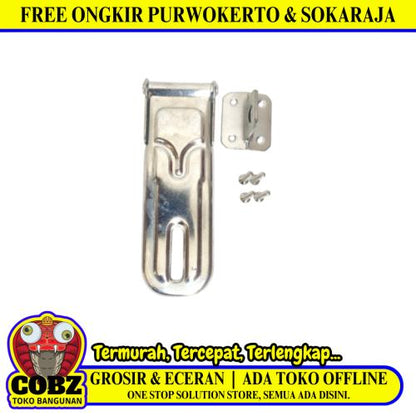 6 IN / KZK Overpal Tempat Gembok Cantel Kunci Pintu